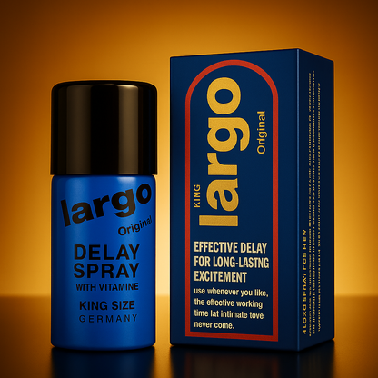 Largo Original Delay Spray – Long-Lasting Performance with Vitamin E | King Size Germany