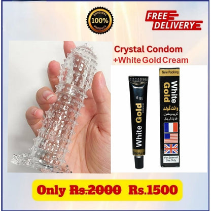 White Gold Cream – Men’s Long-Lasting Performance Formula | External Use Only