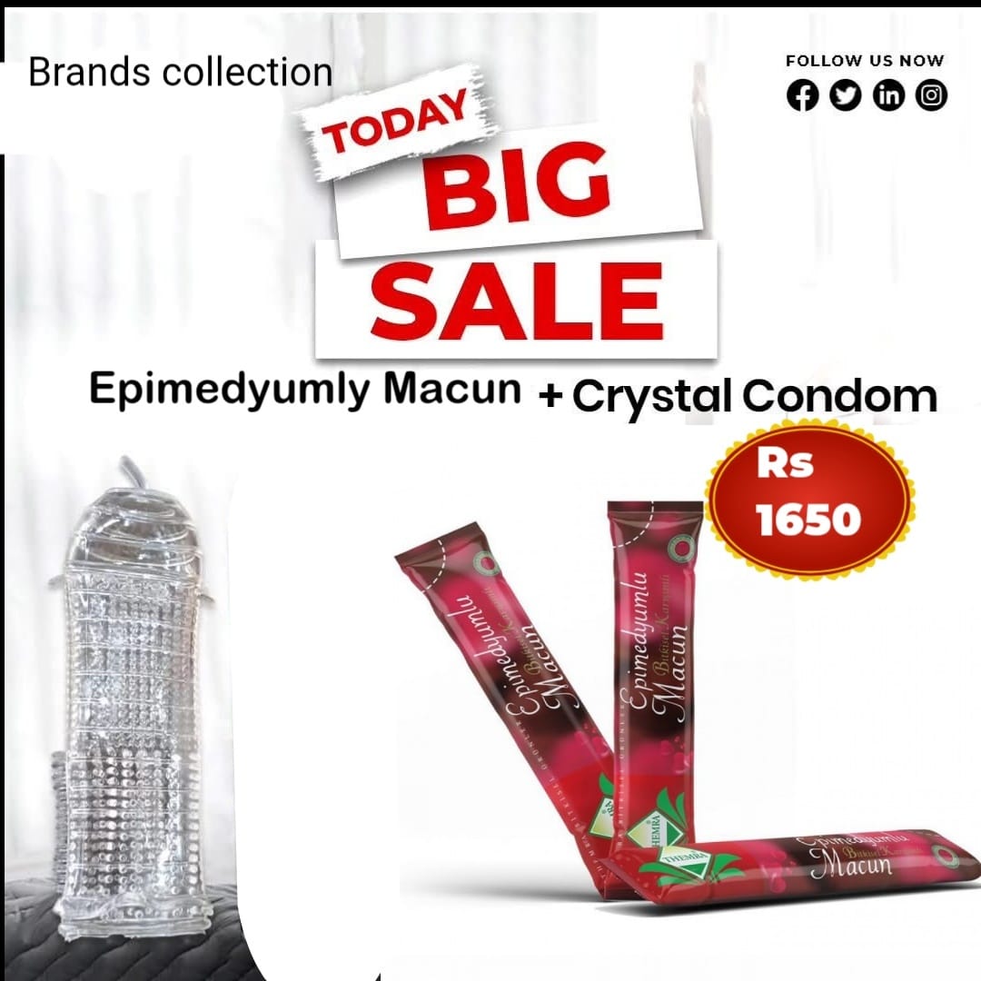 Epimedyumly Macun + Crystal Condom – Special Discounted Combo Deal Rs.1650